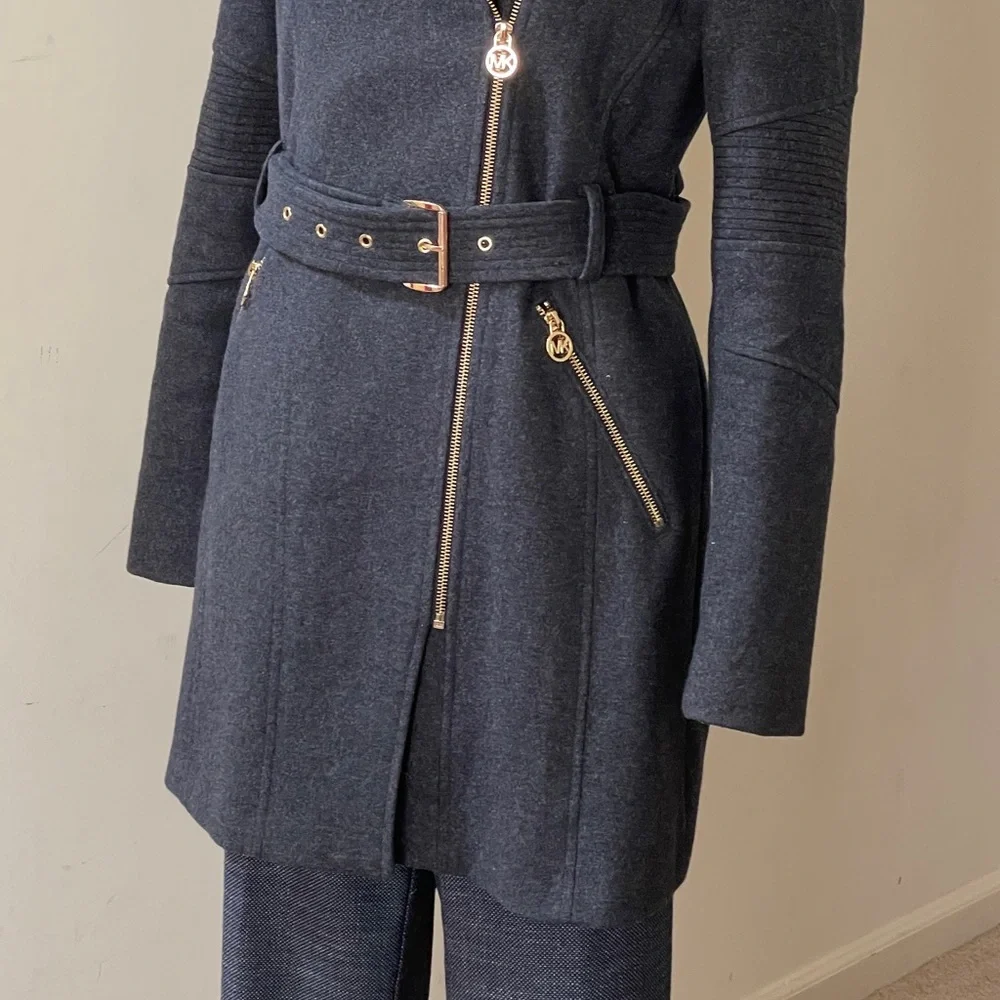 Michael Kors Woolen Winter Jacket Size Small Excellent Condition